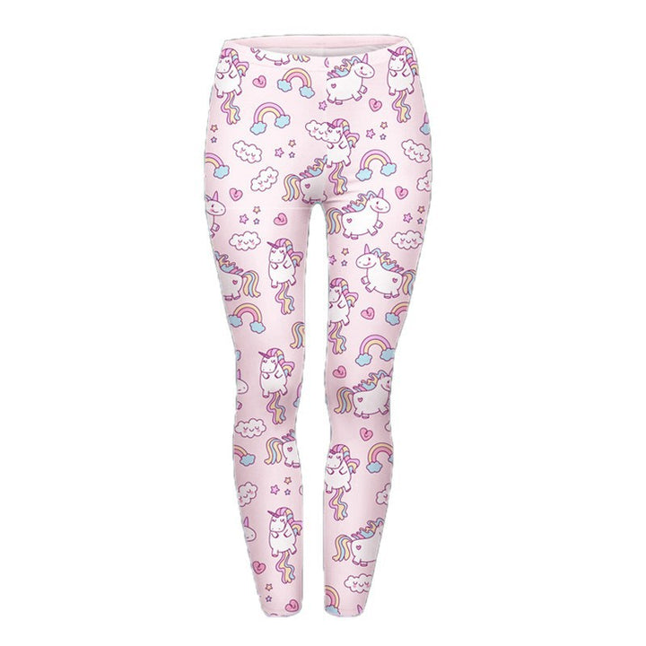Damen Mandala-Ombre Leggings mit hohem Bund und formendem Stretch echoarchiv-
