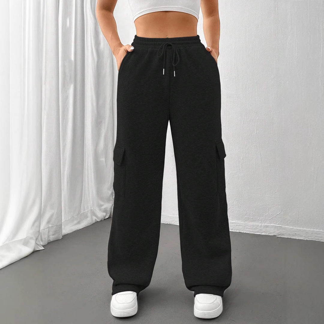 Damen Weite Cargohose im Jogger‑Stil mit Kordelzug Echo Archiv