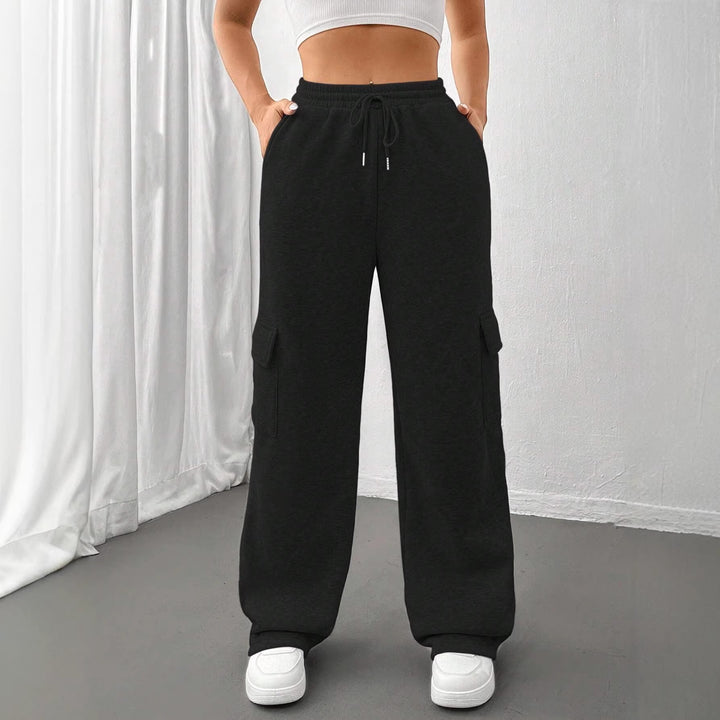 Damen Weite Cargohose im Jogger‑Stil mit Kordelzug Echo Archiv