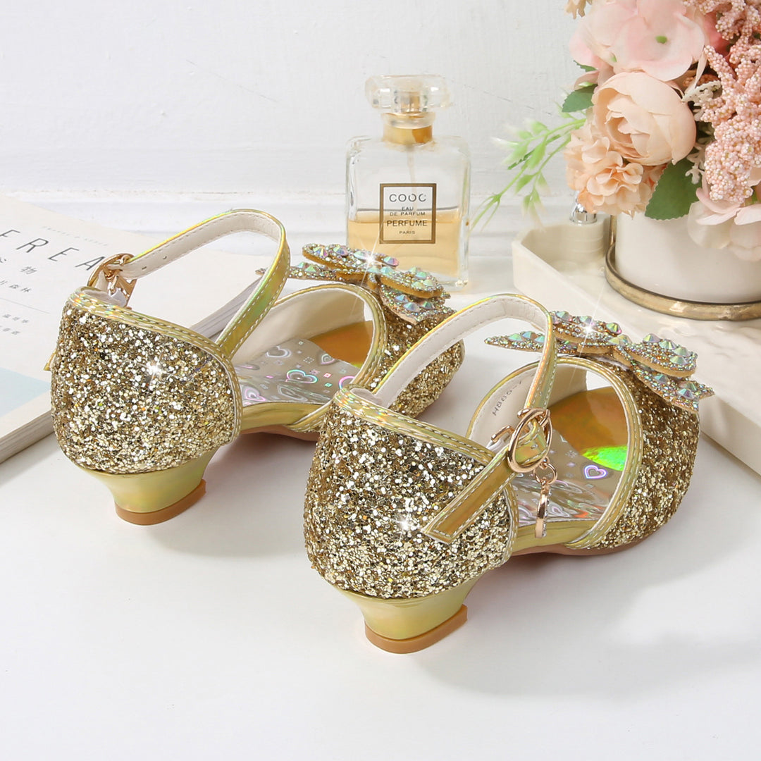 Mädchen Elegante Ballerina Sandalen mit Glitzer und Strass Echo Archiv