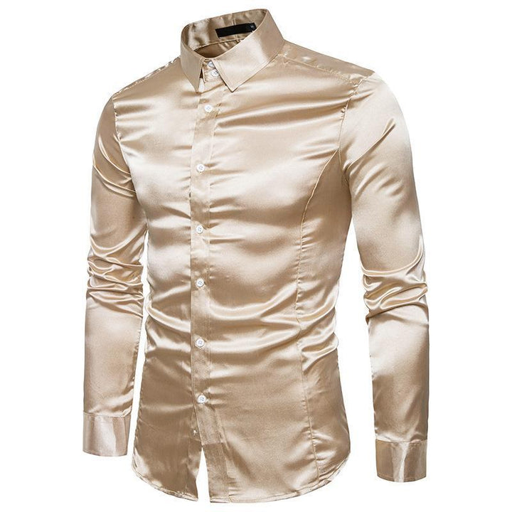 Herren elegantes Businesshemd aus hochwertigem Satin mit perfekter Passform Echoarchiv