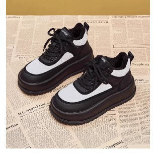 Damen Modische Plateau Sneakers mit Steppdesign Echo Archiv