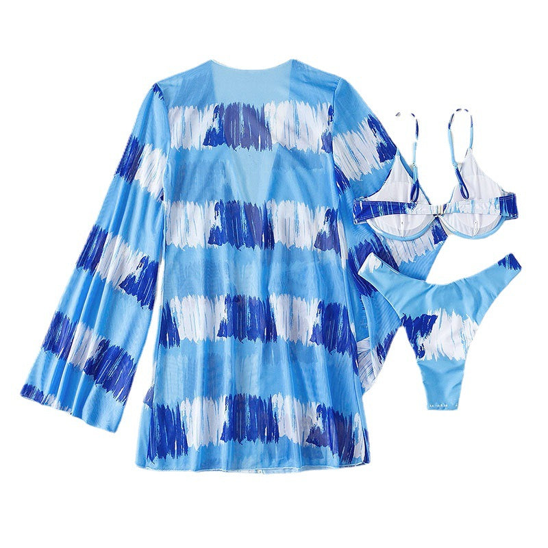 Damen Bikiniset mit transparentem Kimono und modernem Design Echo Archiv