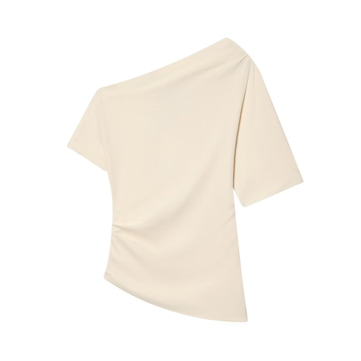Damen asymmetrisches Oberteil mit elegantem Drapé Echo Archiv