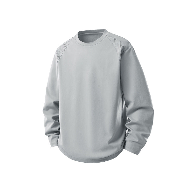 Herren Atmungsaktives Rundhals-Performance-Sweatshirt mit mikroperforierten Schulterpaneelen Echo Archiv