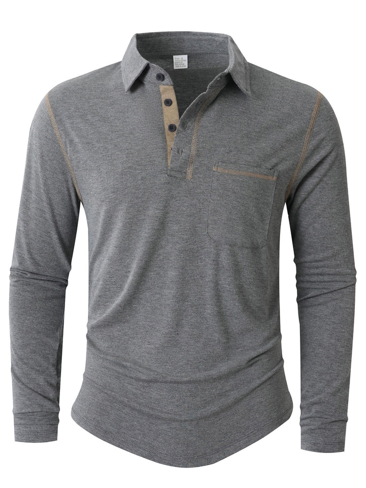 Herren Langarm Poloshirt Echoarchiv