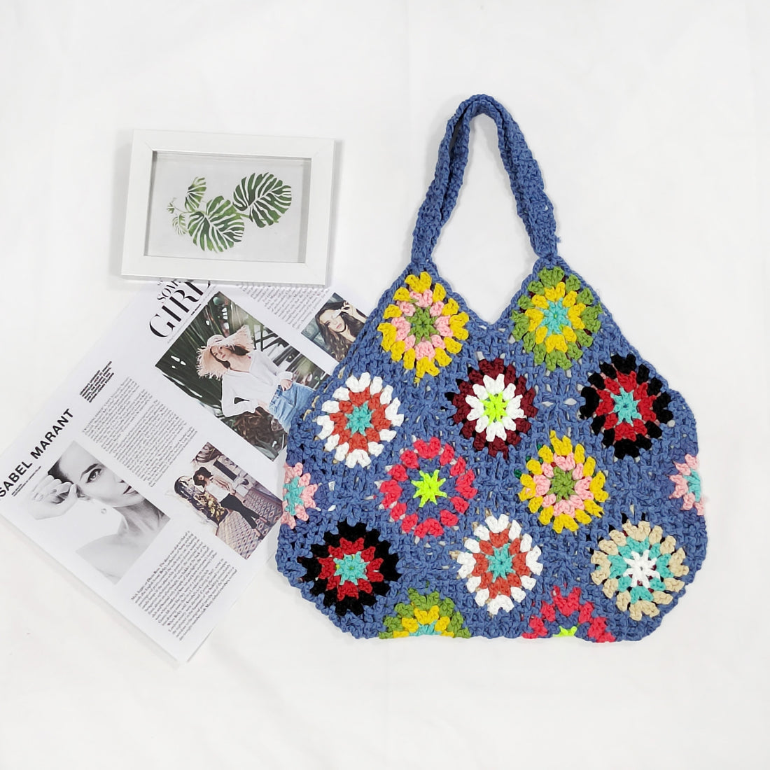 Damen Handgefertigte Häkel-Shopper-Tasche – Avelisse
