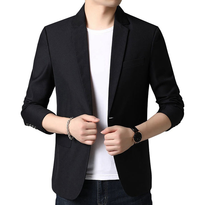Herren Schlankes Business-Sakko mit minimalistischem Design und Stretch-Komfort – Tianoro