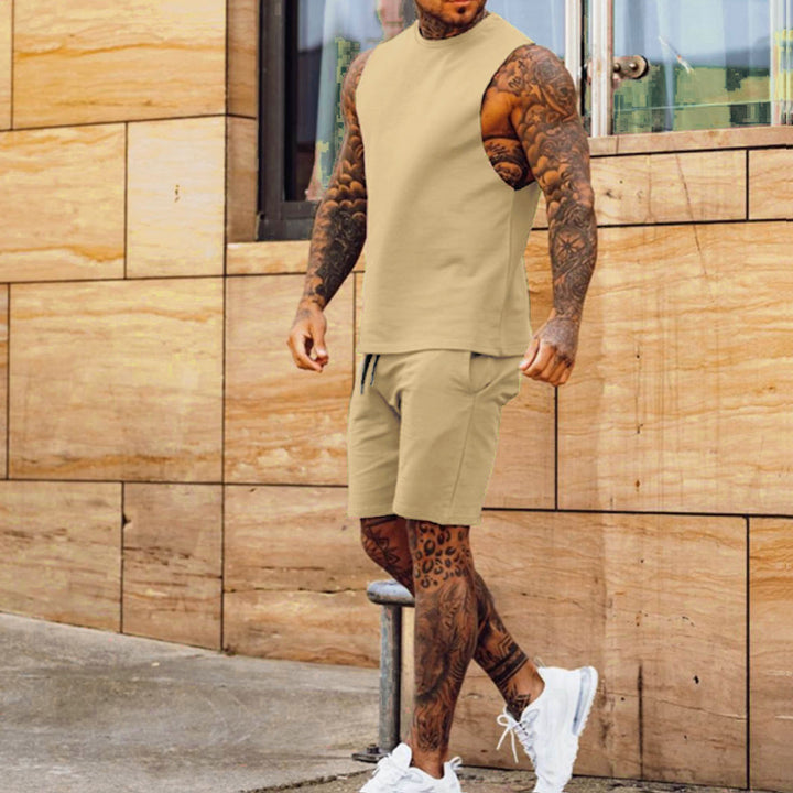 Herren ärmelloses Sport-Outfit mit lässigem Schnitt Echoarchiv