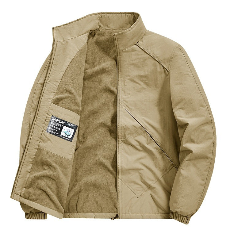 Herren Leichte Übergangsjacke mit Fleece-Futter Echo Archiv