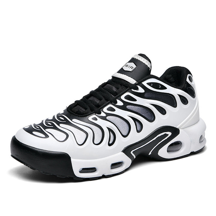 Herren futuristische Dämpfungs-Sneaker mit sichtbarer Luftkammer und strukturiertem Mesh-Overlay Echo Archiv
