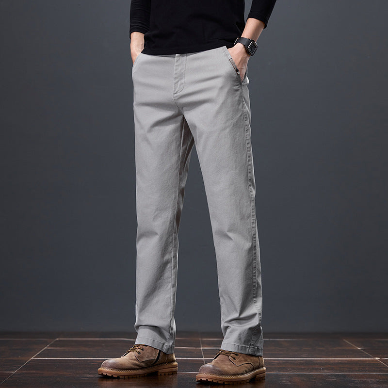 Herren bequeme Chinohose mit elastischem Bund und praktischen Taschen Echoarchiv