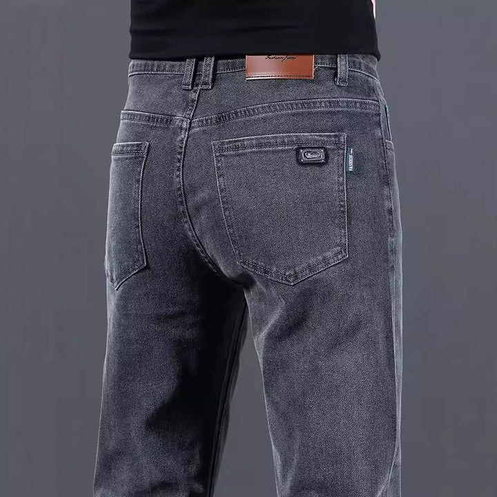 Herren modische Slim-Fit Jeans aus weichem Denim Echoarchiv