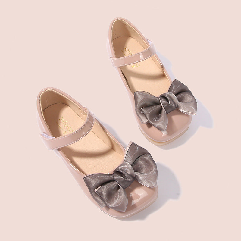 Mädchen Ballerinas mit dekorativem Schleifen-Design Echo Archiv