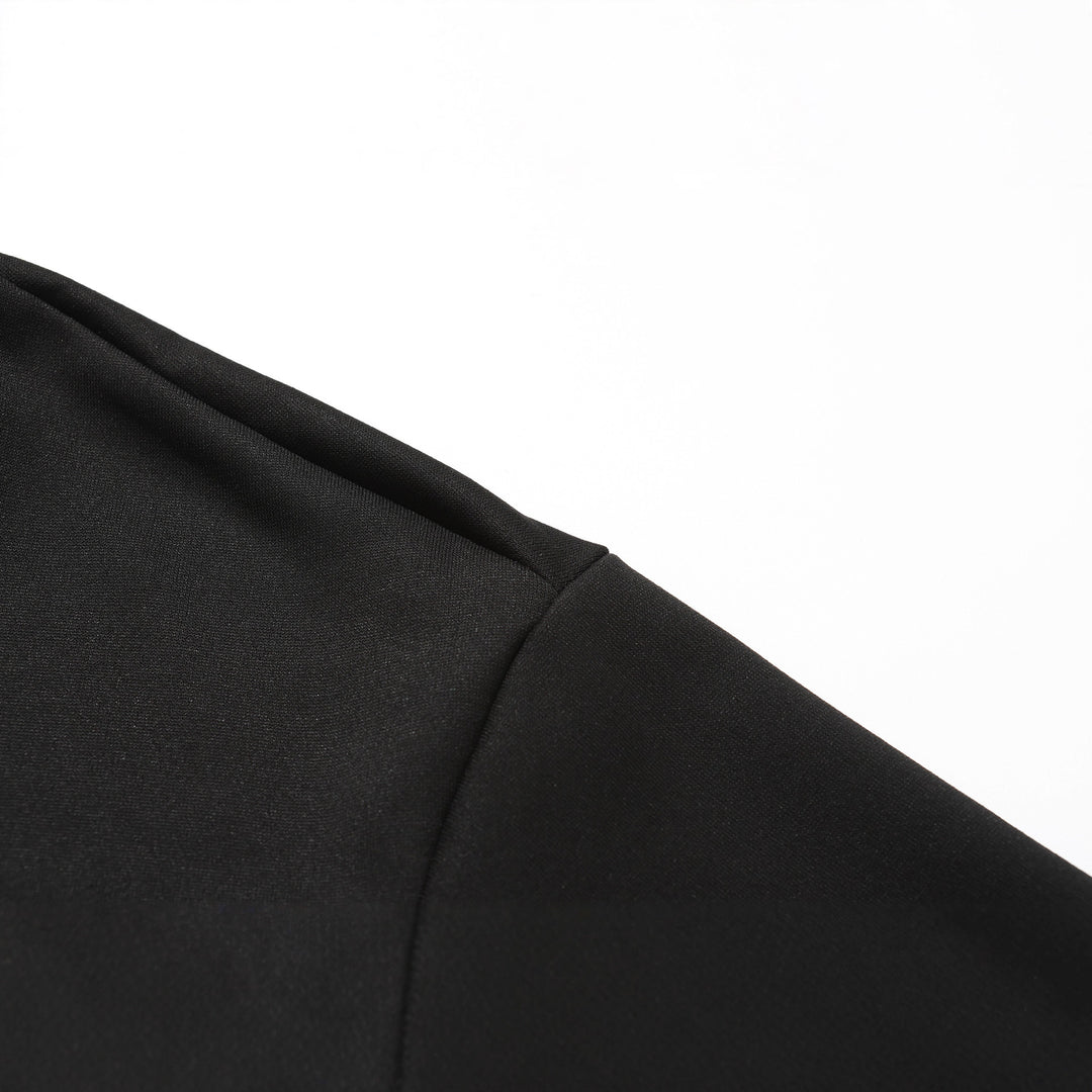 Damen Kapuzenpullover im Cropped-Schnitt mit Kängurutasche und grafischem Hand-Print – Auréline