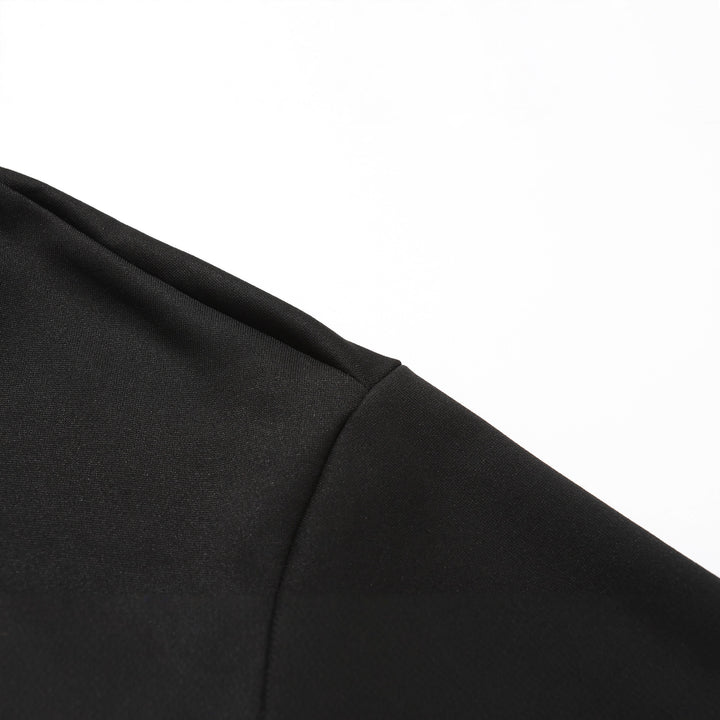 Damen Kapuzenpullover im Cropped-Schnitt mit Kängurutasche und grafischem Hand-Print – Auréline