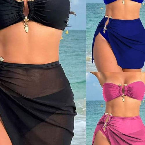Damen Bandeau-Bikini-Set mit modischem Wickelrock Echo Archiv