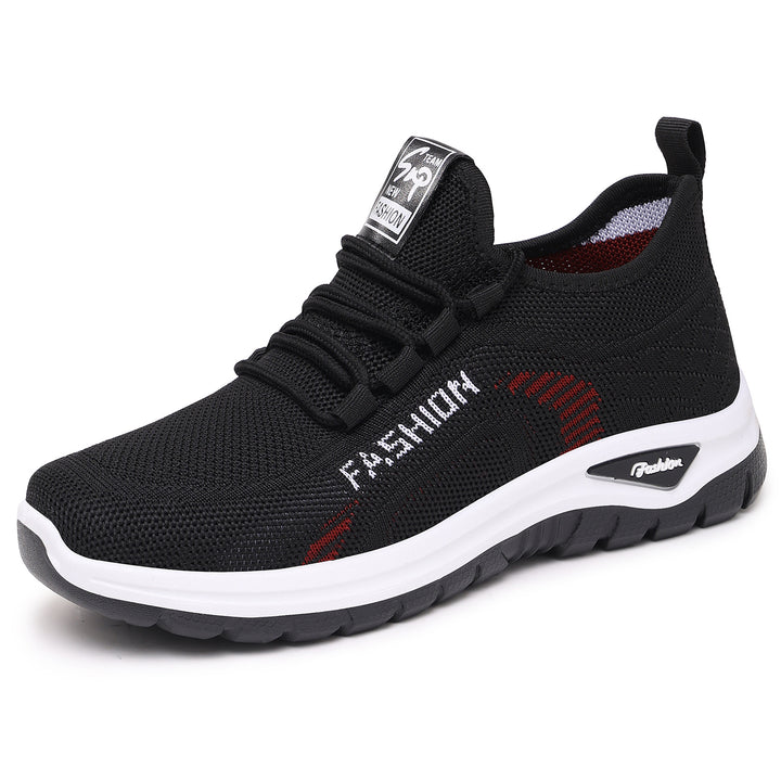Damen nan Slip-On Lauf- und Alltagsschuh aus nahtlosem Strick mit ergonomischer Stoßdämpfung Echo Archiv