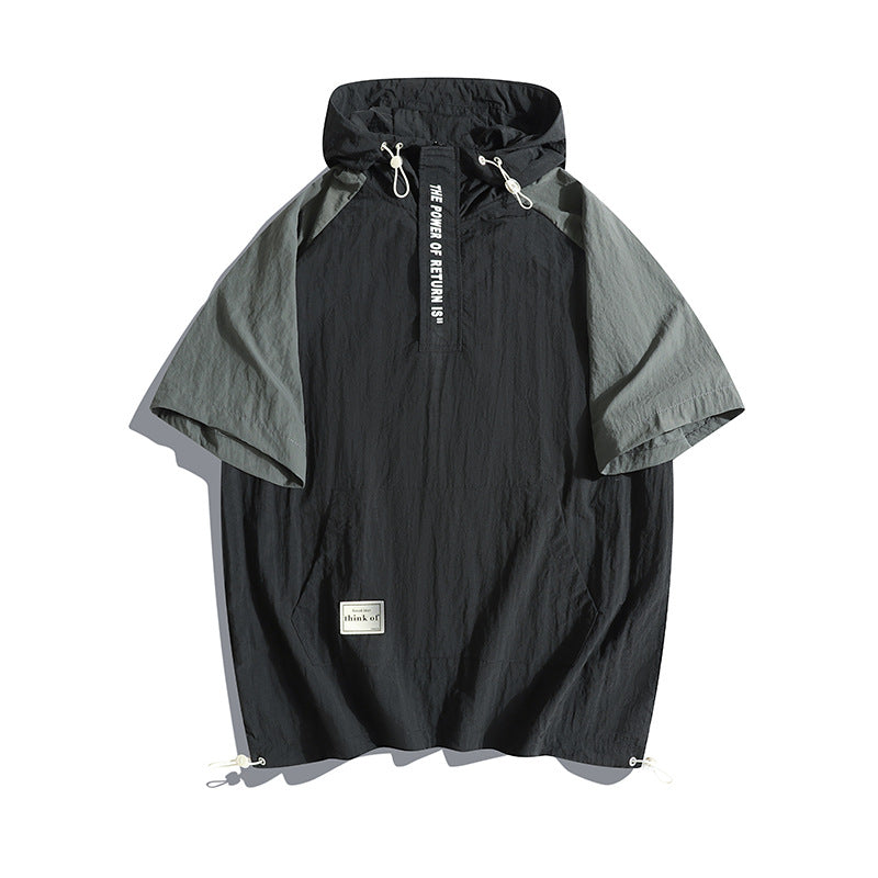 Herren Leichte Windbreaker-Jacke Echo Archiv