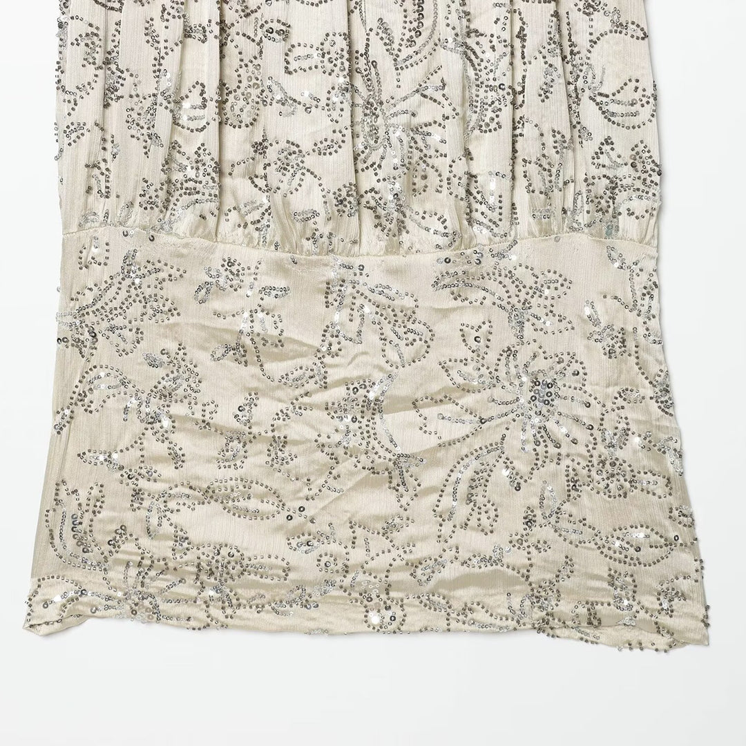 Damen Spaghettiträgerkleid mit verspieltem floralem Design und lockerer Passform Echo Archiv