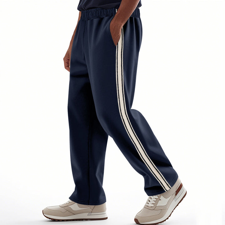 Herren Freizeit-Jogginghose mit seitlichen Streifen und elastischem Bund Echoarchiv