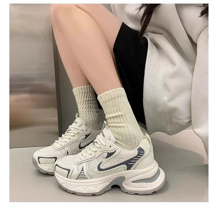 Damen Chunky Sneakers mit atmungsaktiver Oberfläche und dämpfendem Komfort Echo Archiv