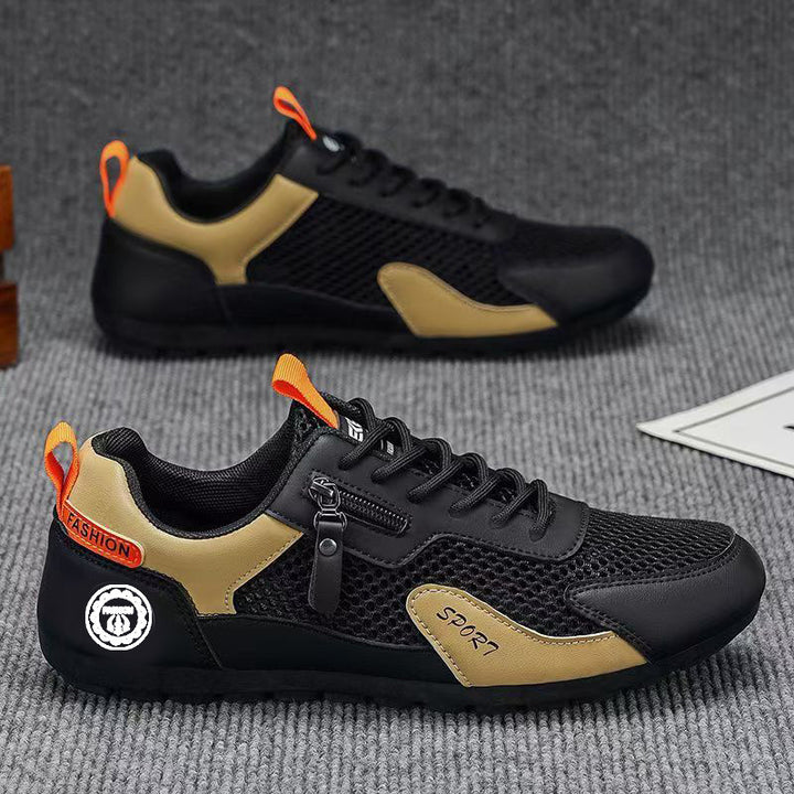 Herren Sportliche Outdoor-Sneaker mit Reißverschluss-Detail und griffiger Trail-Sohle Echoarhiv