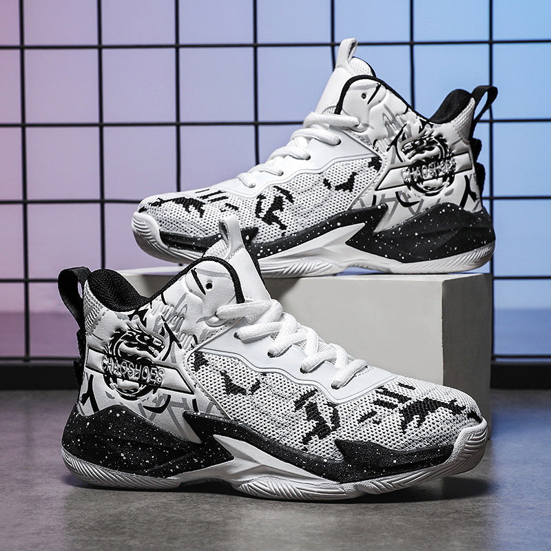 Herren High-Top Basketball-Sneaker mit gestricktem Mesh-Obermaterial, stabiler Fersenkappe und griffiger Profillaufsohle Echo Archiv