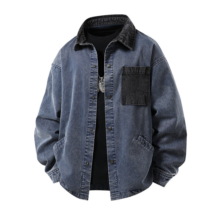 Herren Trendy Denim-Hemdjacke Echo Archiv