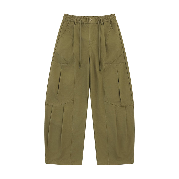 Damen Weite Cargo-Culotte mit elastischem Bund und großen Pattentaschen Echoarchiv
