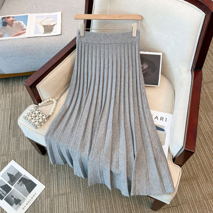 Damen Plissierter Maxi-Rock mit elegantem Design Echo Archiv