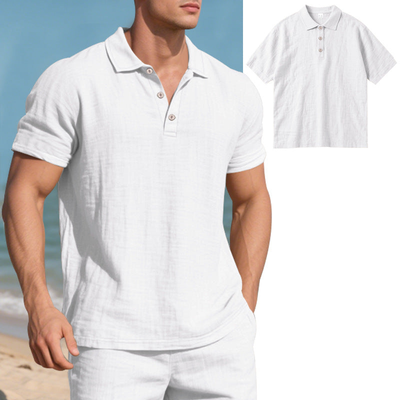 Herren Poloshirt mit atmungsaktiver Struktur und klassischem Kragen Echoarchiv