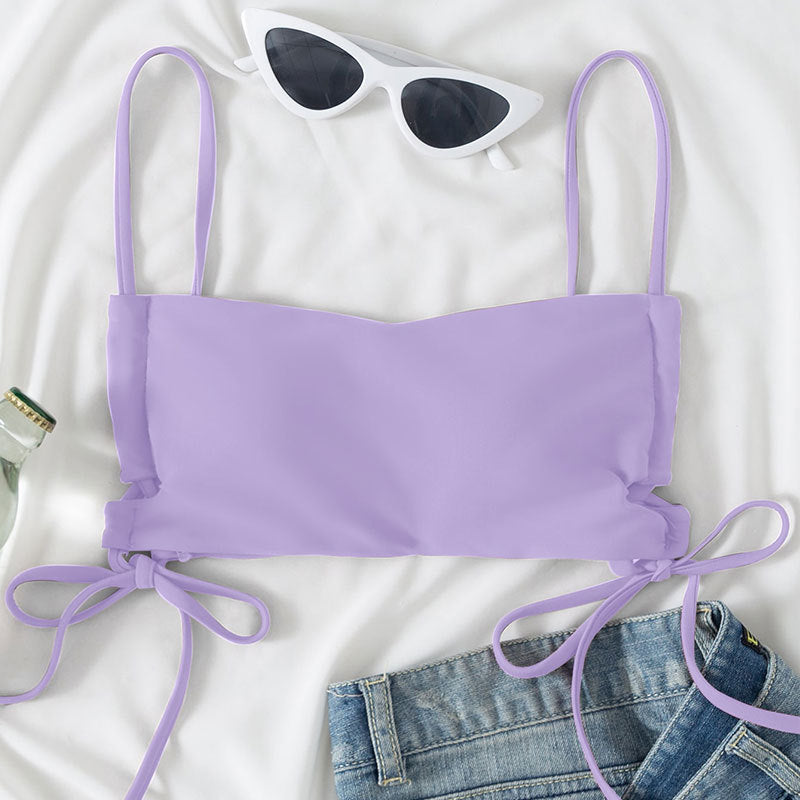 Damen Zweiteiler Bikini Set mit modischen Schnürdetails Echo Archiv