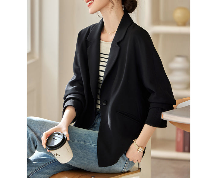 Damen Elegante oversized Blazerjacke Echoarchiv