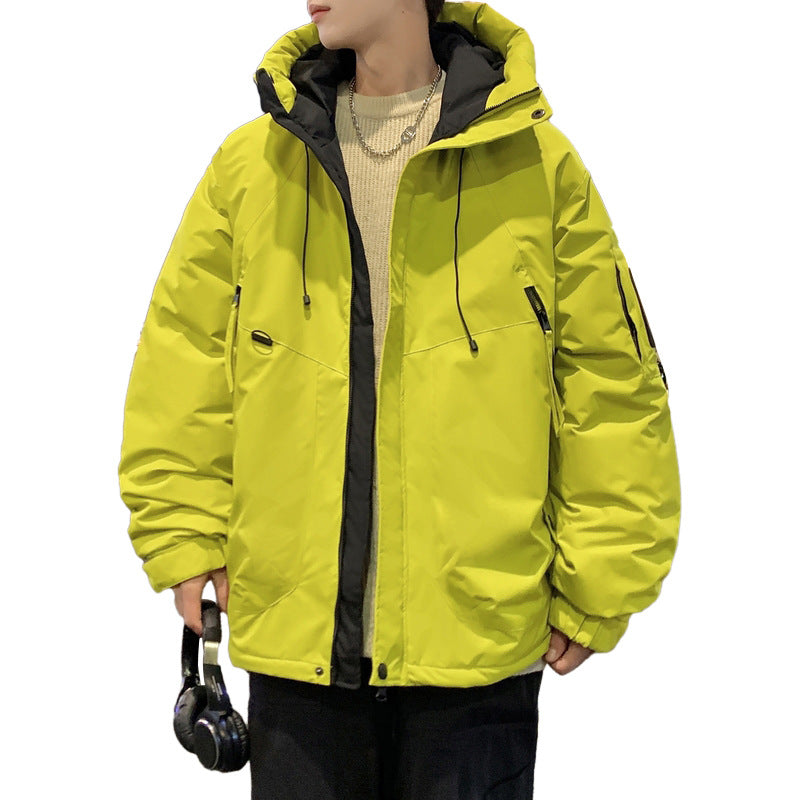Herren stilvolle und funktionale Winterjacke mit großzügigem Schnitt und praktischen Taschen Echoarchiv