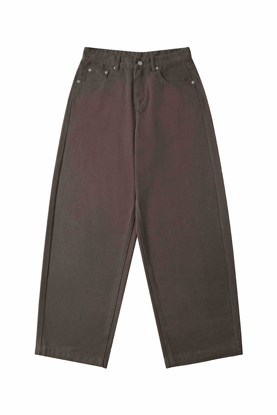 Damen High‑Waist Cropped-Jeans mit weitem Bein und Five‑Pocket Details Echoarchiv