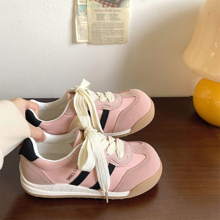Damen modische Sneakers mit atmungsaktivem Obermaterial und praktischer Schnürung Echo Archiv