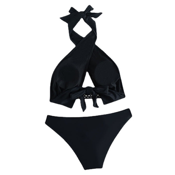 Damen Triangel-Bikini mit innovativem Wickeldesign und verführerischem Gitterdetail Echo Archiv