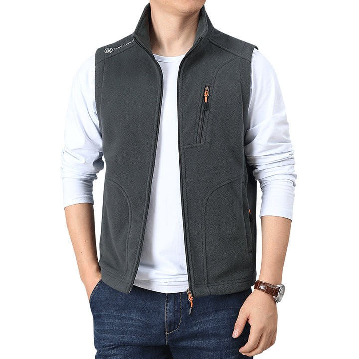 Herren Weiche Fleece-Weste Echo Archiv