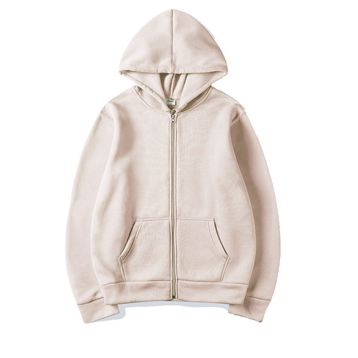 Damen Sportlicher Kapuzenpullover mit durchgehendem Reißverschluss und Tasche Echoarchiv