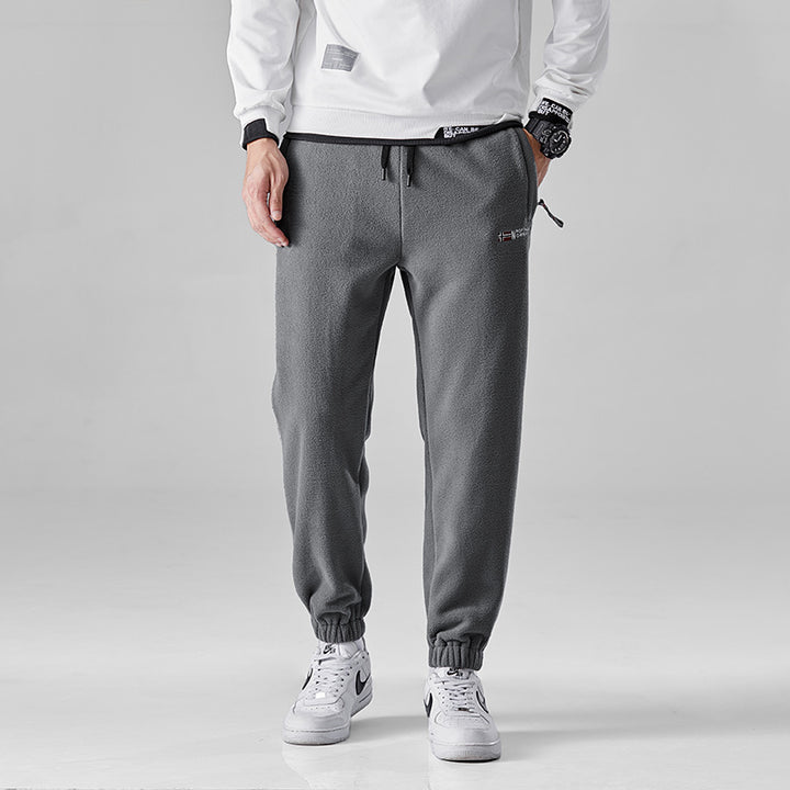 Herren Fleece Jogginghose mit elastischem Bund und Seitentaschen Echoarchiv
