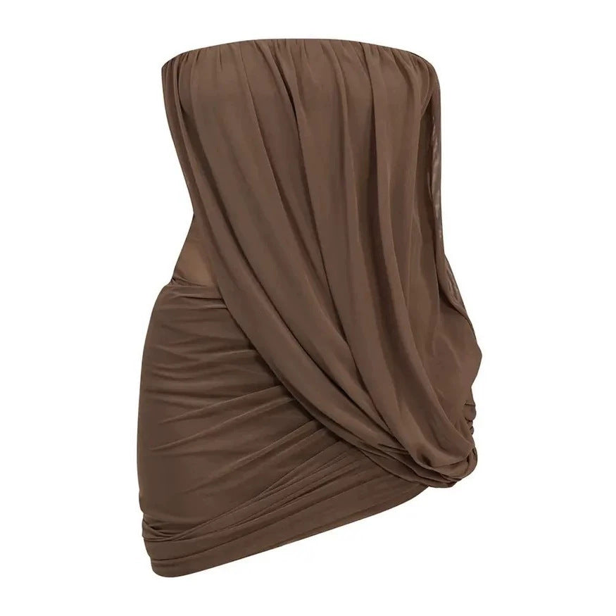 Damen Wickelkleid aus fließendem Material Echo Archiv