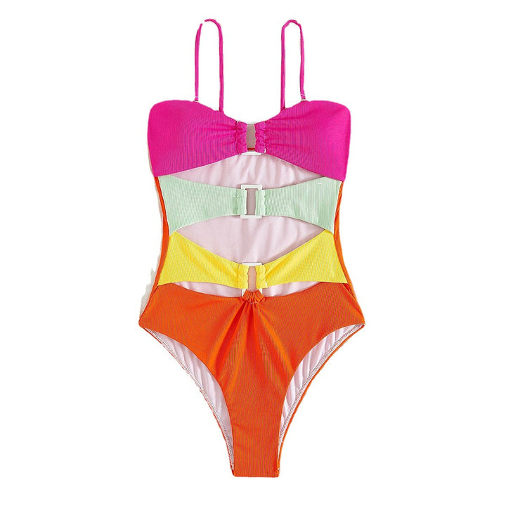 Damen Cut-Out Bikini mit modischem Farbwechsel Echo Archiv