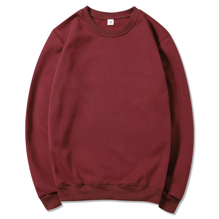Unisex zeitloser Rundhals-Sweater ohne Kapuze mit angerauter Innenseite und verstärktem Nacken Echo Archiv