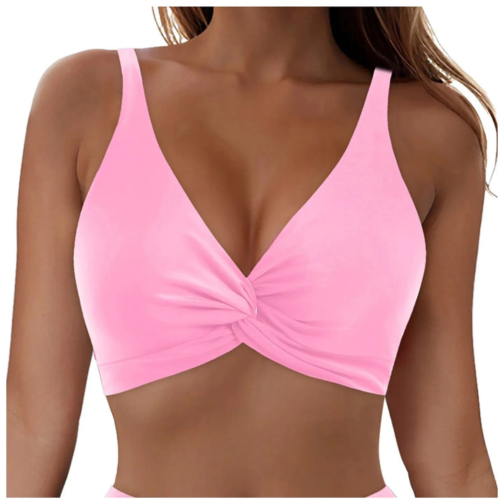 Damen Sportliches Bikinioberteil mit Twist-Design Echo Archiv
