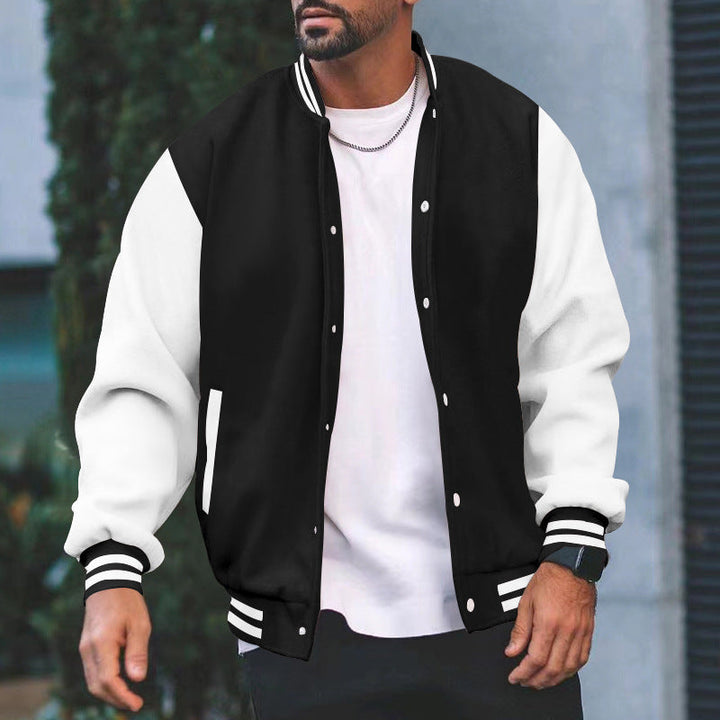 Herren Sportliche Collegejacke Echoarchiv