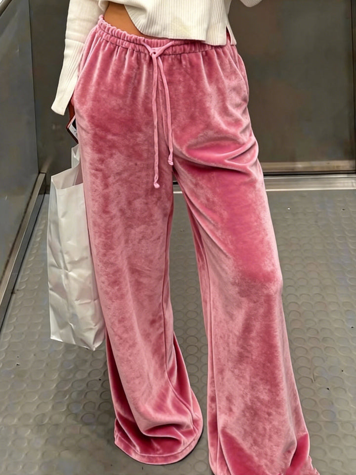 Damen Gemütliche und elegante Samthose Echo Archiv