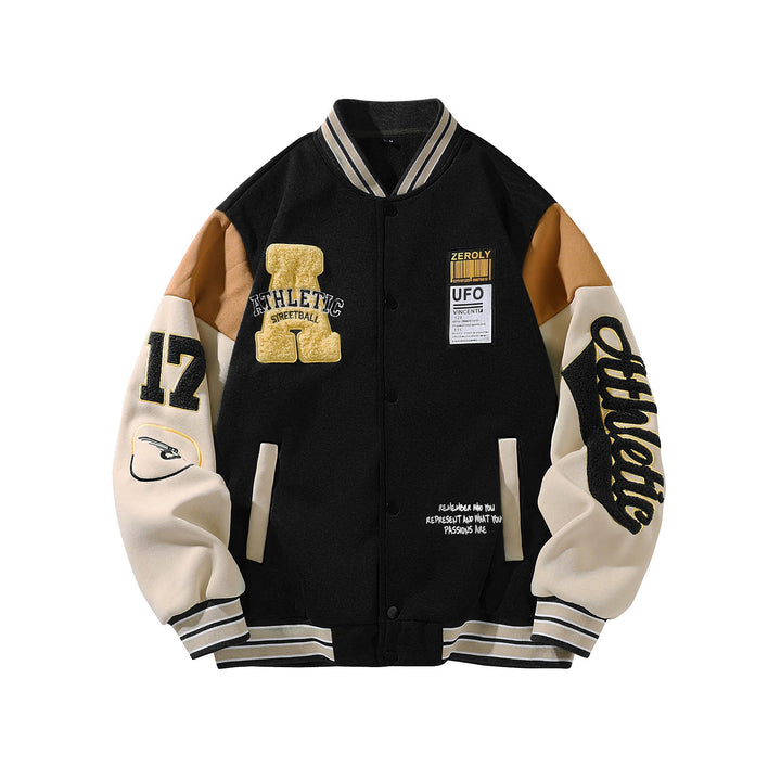 Herren Elegante College-Jacke Echo Archiv