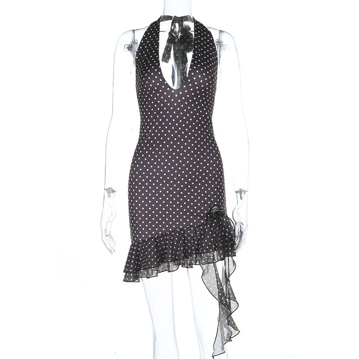 Damen Polka Dot Cocktailkleid Echo Archiv