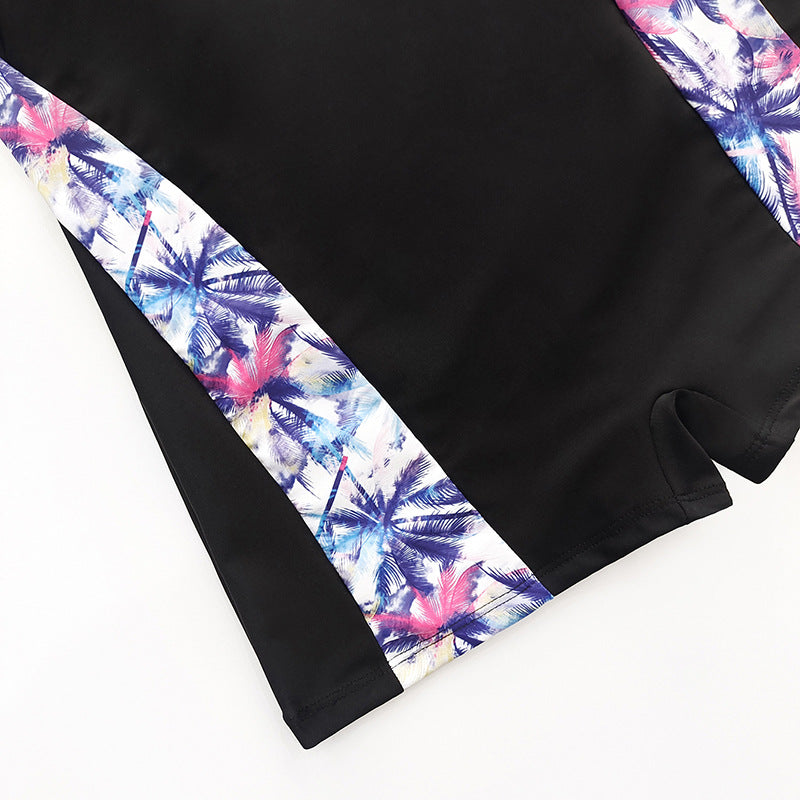 Damen Sportlicher Einteiler-Badeanzug mit attraktiven Farbdetails Echo Archiv